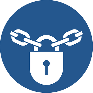 ISO 7010 M028; mandatory; install locks and keep locked