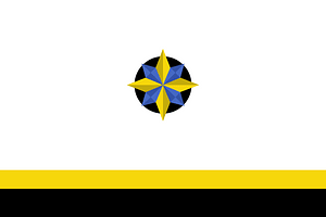 Flag of Kovdorsky rayon (Murmansk oblast)