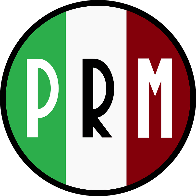 Logo Partido de la Revolucion Mexicana