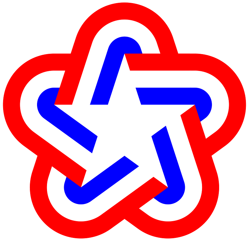 United States Bicentennial star 1976 (geometry)