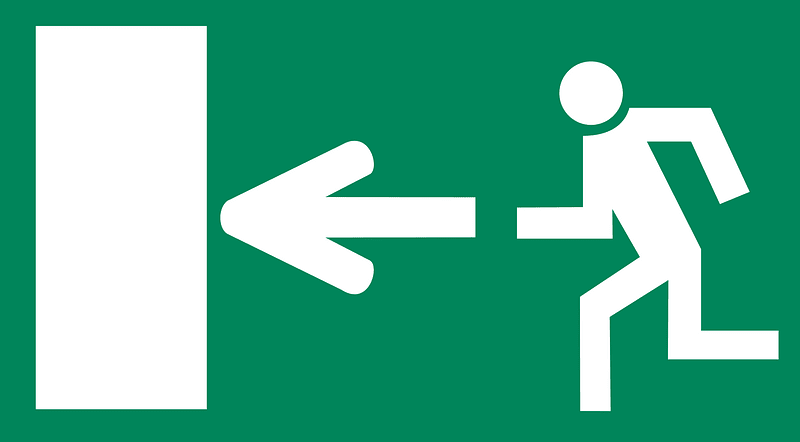 Rettungszeichen Rettungsweg