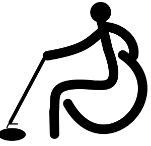 Wheelchair curling - Paralympic pictogram