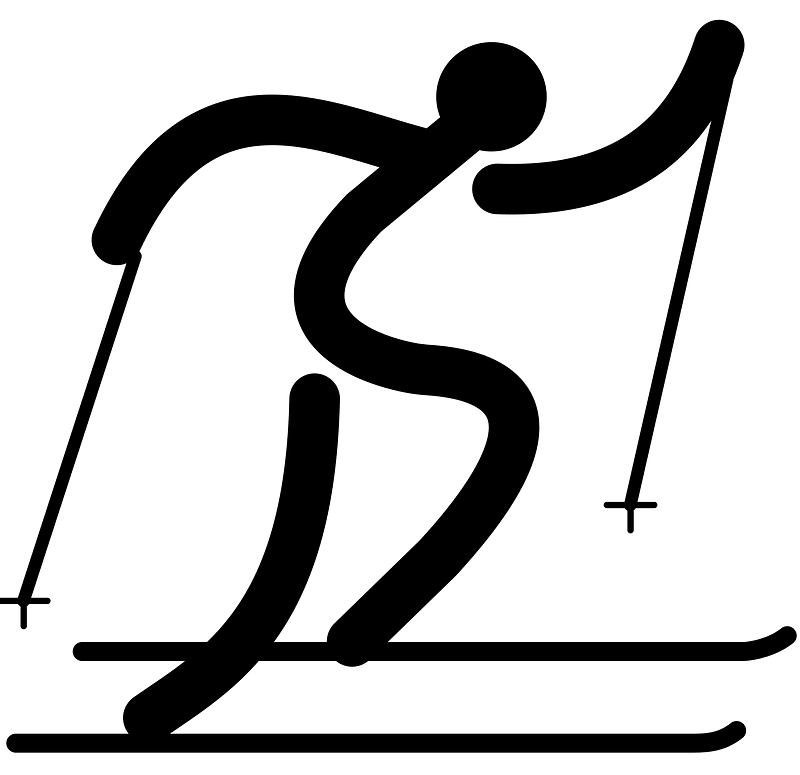 Cross-country skiing - Paralympic pictogram