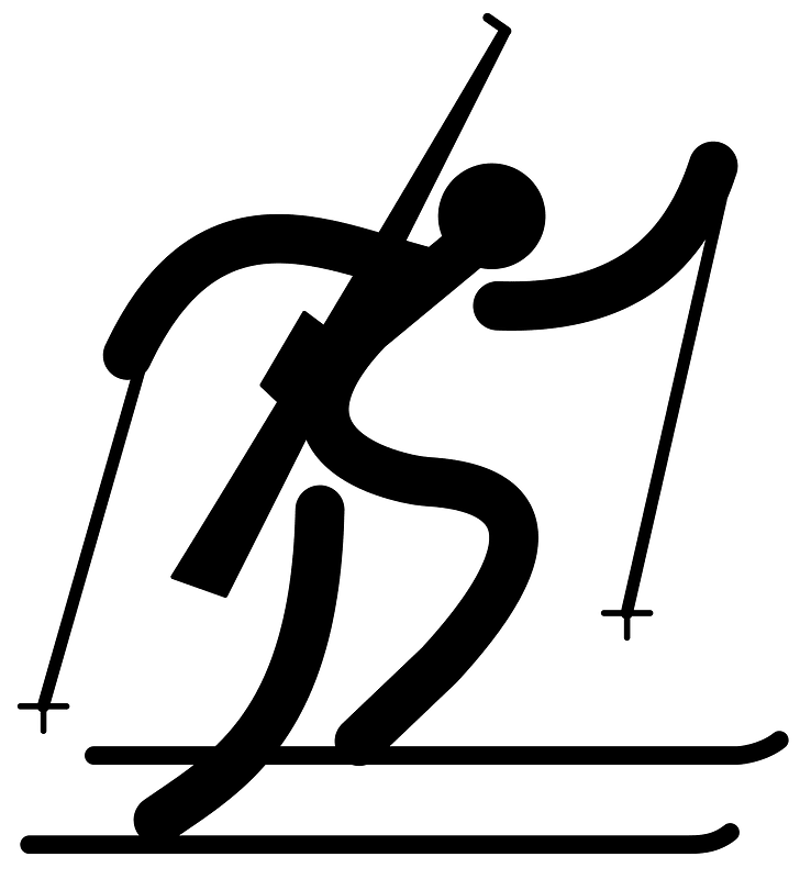Biathlon - Paralympic pictogram
