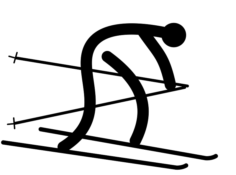 Alpine skiing - Paralympic pictogram