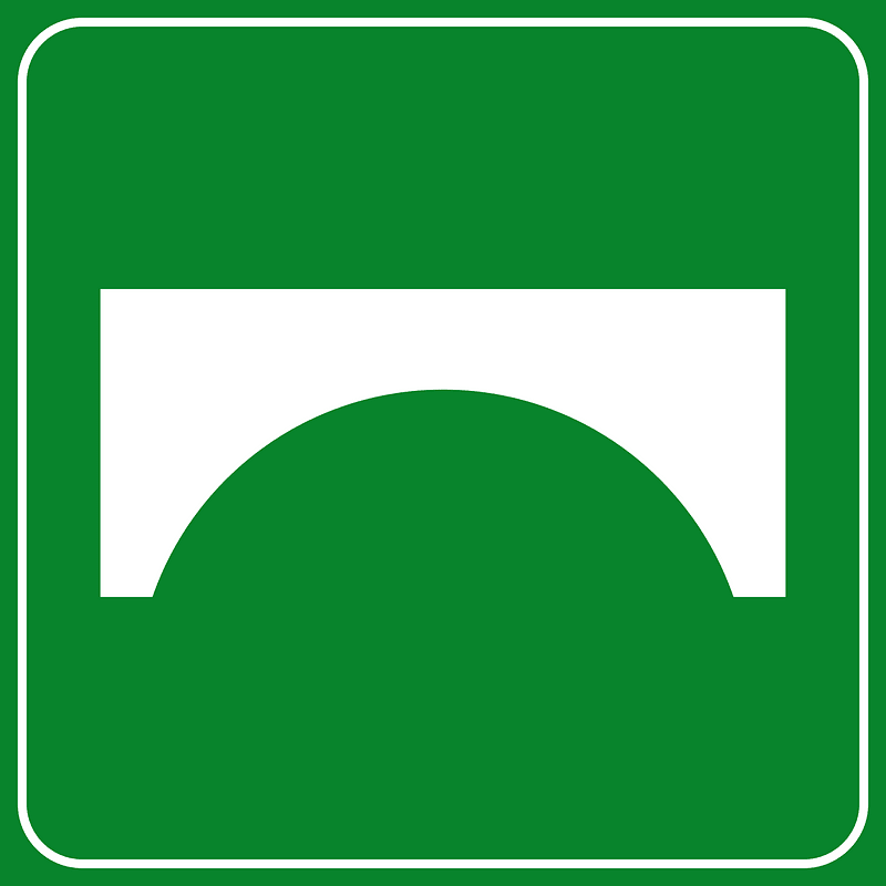 Italian traffic signs - ponte