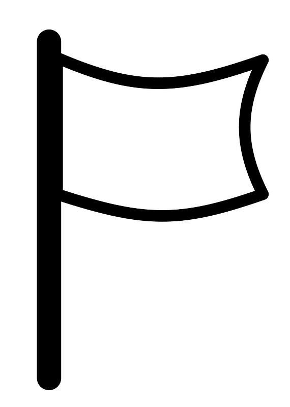 White flag icon