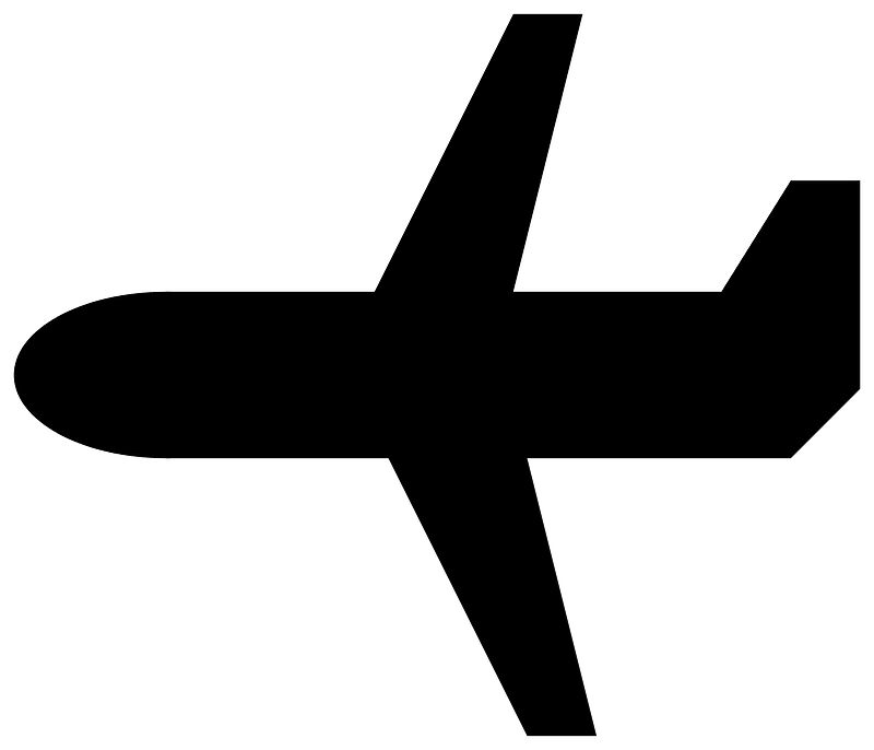 Schiphol aircraft silhouette
