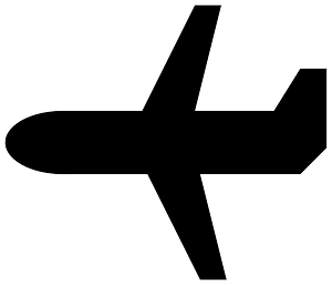 Schiphol aircraft silhouette