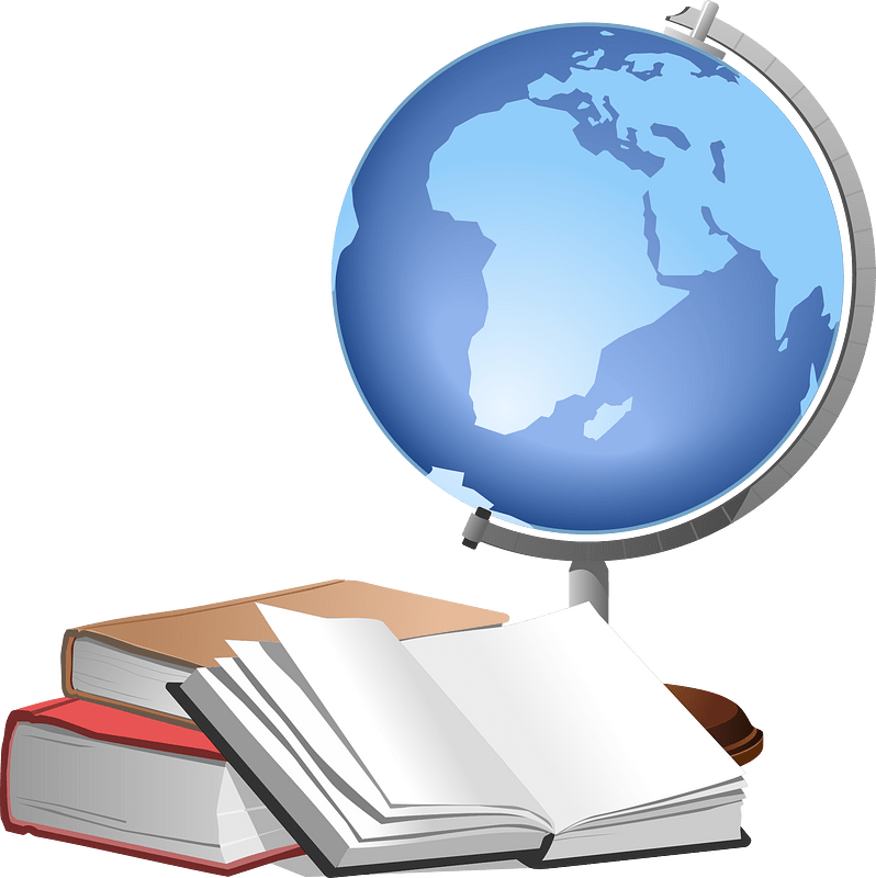 Globe and books mgx