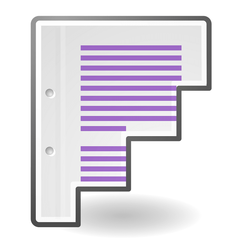 Incomplete-document-purple