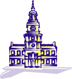 Independence Hall clip art