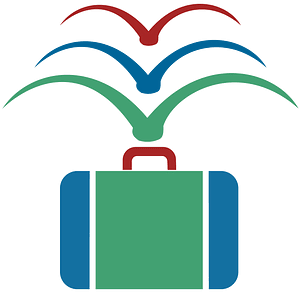 Suitcase with book v05