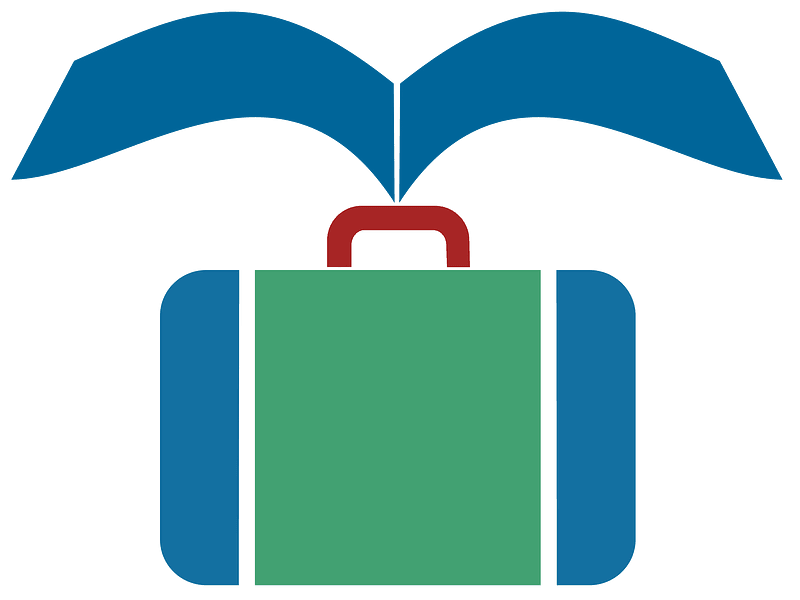 Suitcase with book v03