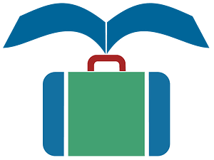 Suitcase with book v03