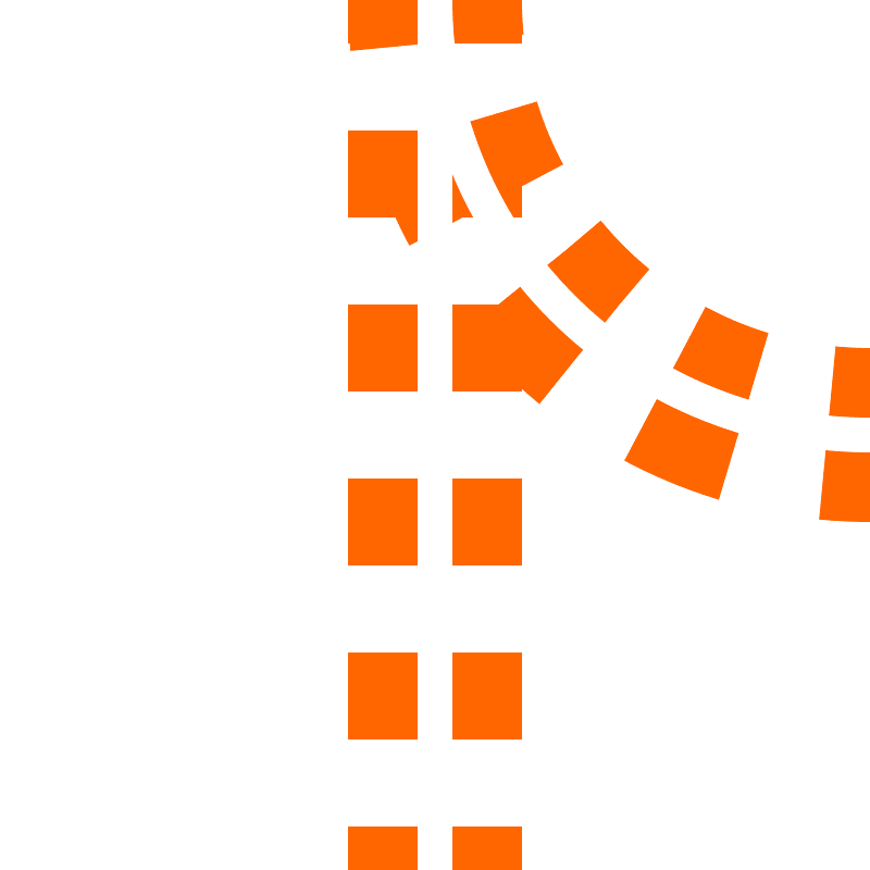 BSicon tABZgl orange