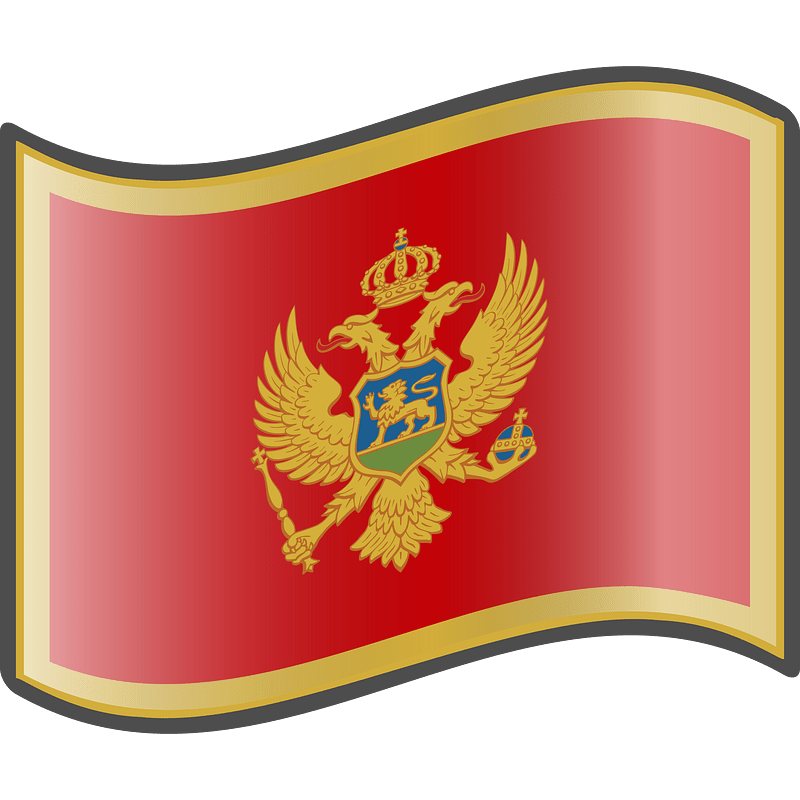 Nuvola Montenegran flag