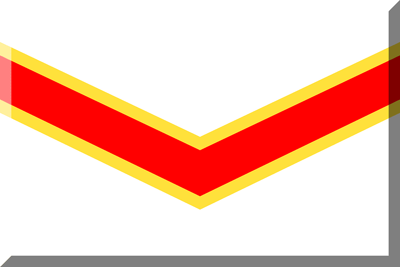 600px Bianco Rosso e Oro (V sul petto)