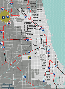 Chicago overview map