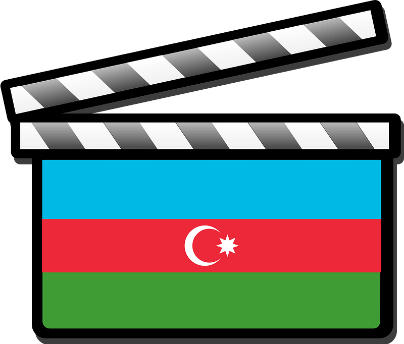 Azerbaijan film clapperboard