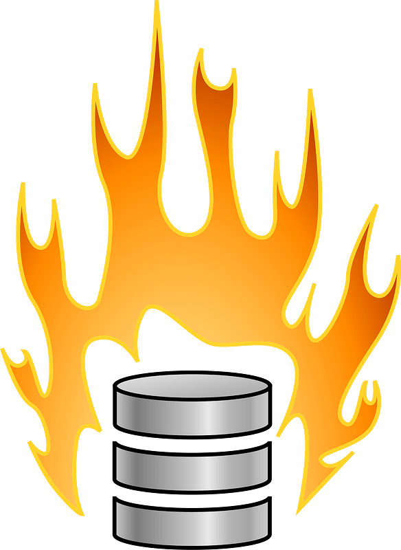 Flaming server barrel