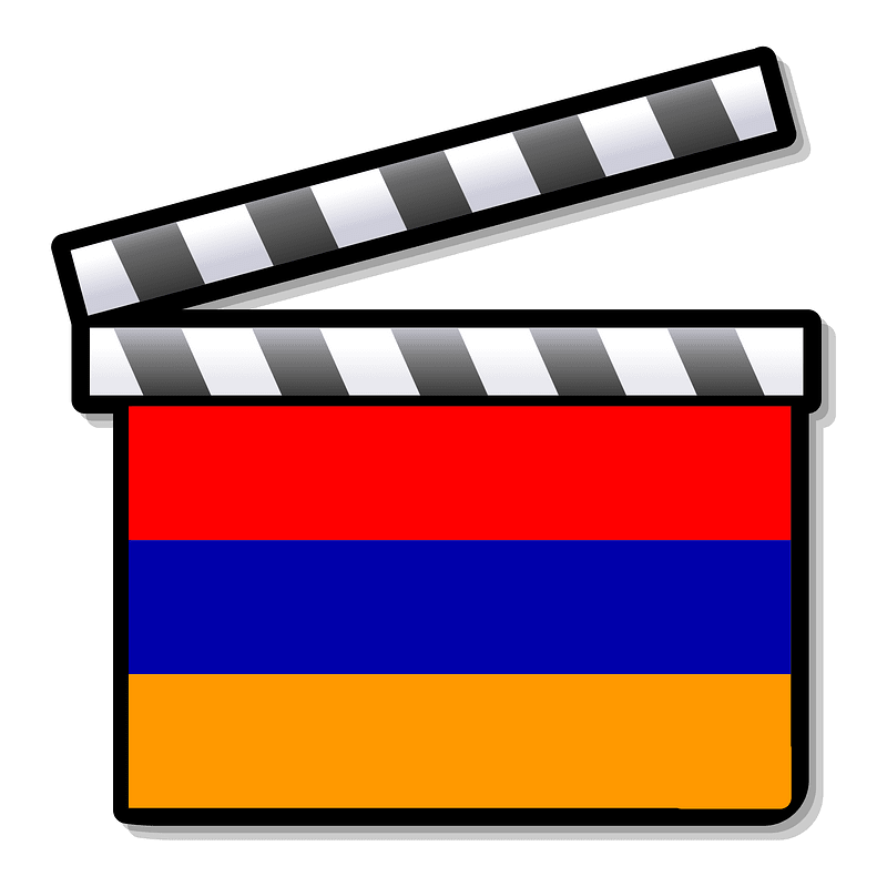 Armenia film clapperboard