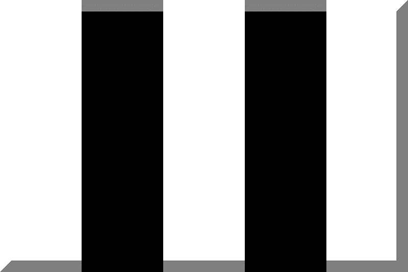 600px Bianco e Nero (Strisce)