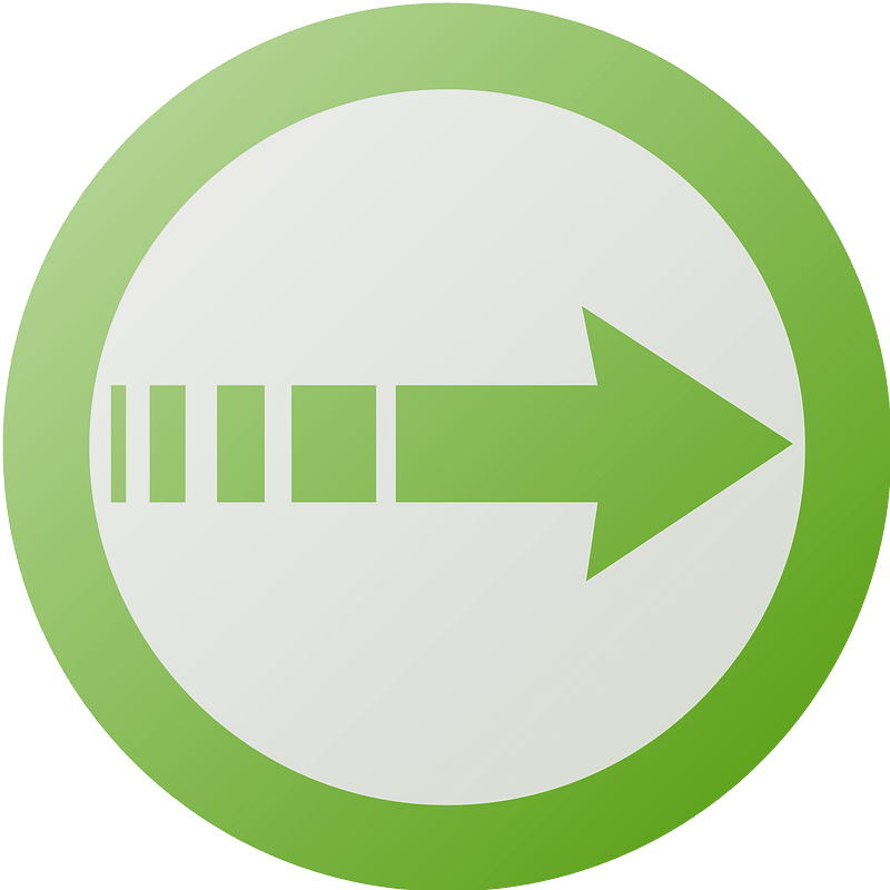 Pictogram voting arrow