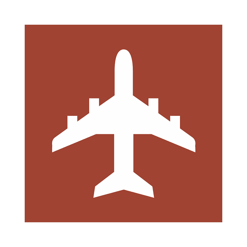 Piktogramm Internationaler Flughafen