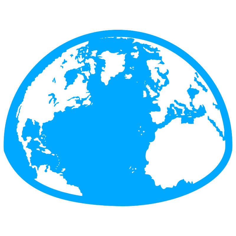 Northern hemisphere icon