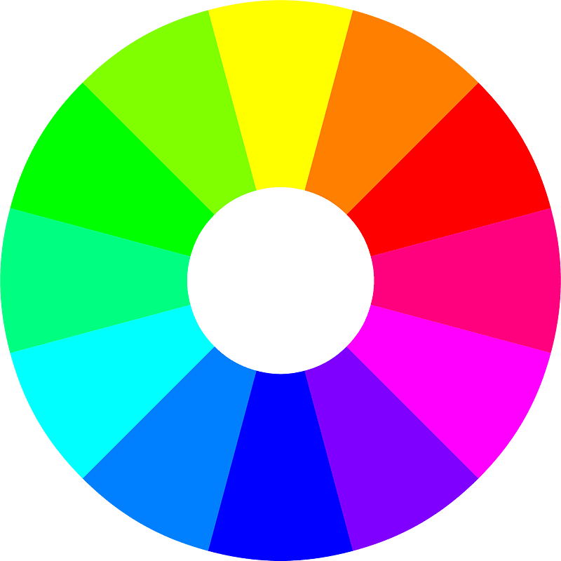 RGB color wheel 12