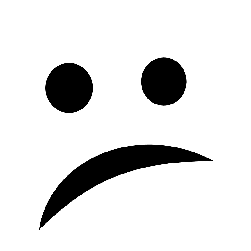 Negative smiley