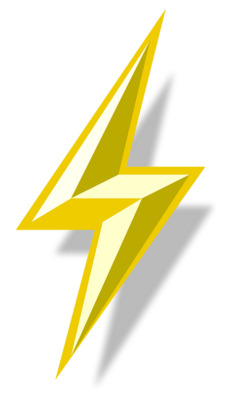 Angular lightningbolt