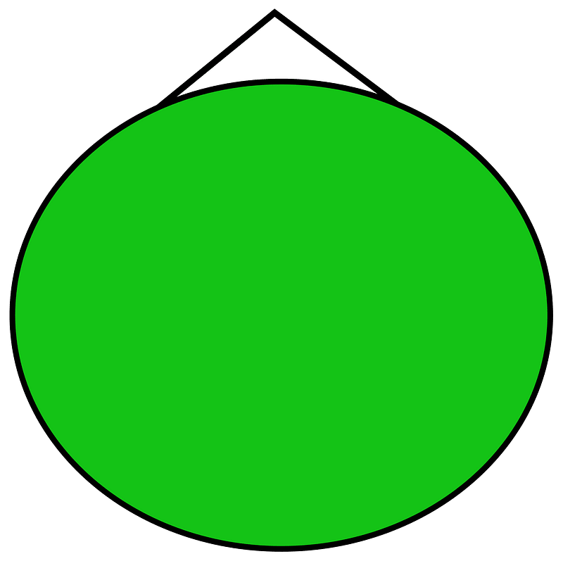 Green person from above icon