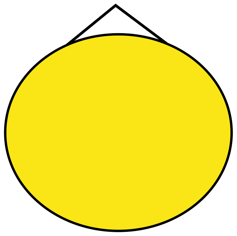 Yellow person from above icon