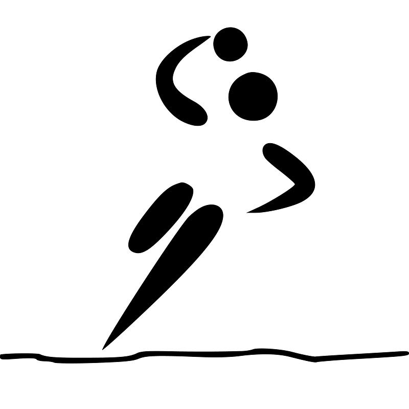 Beach handball pictogram