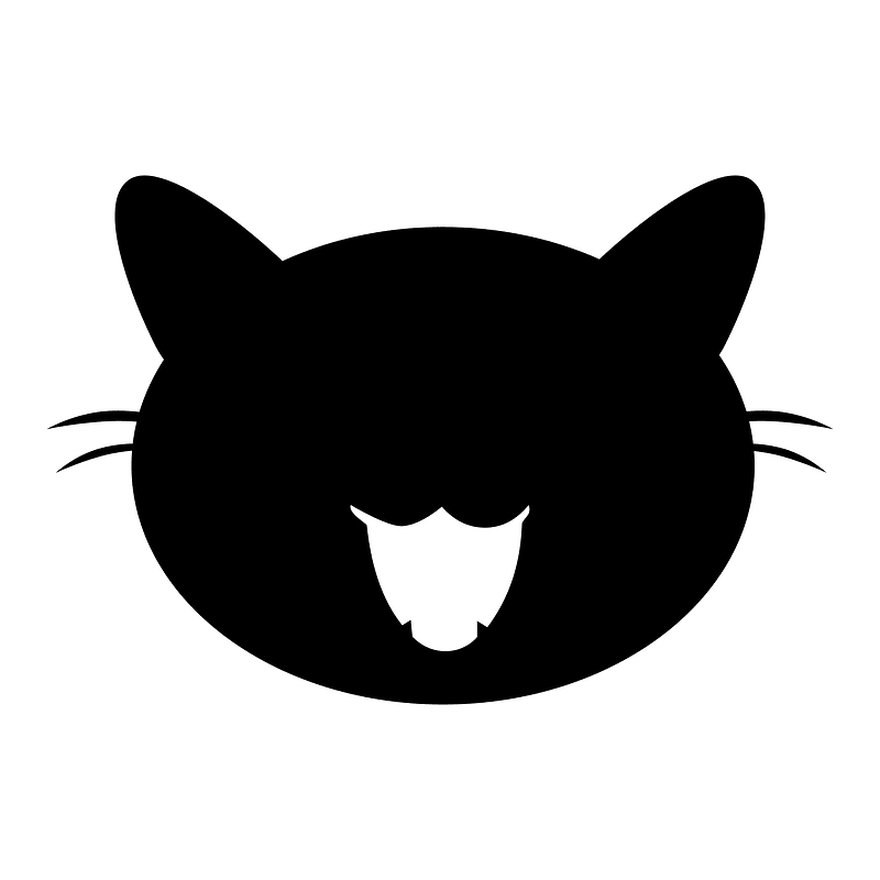Black Cat Vector