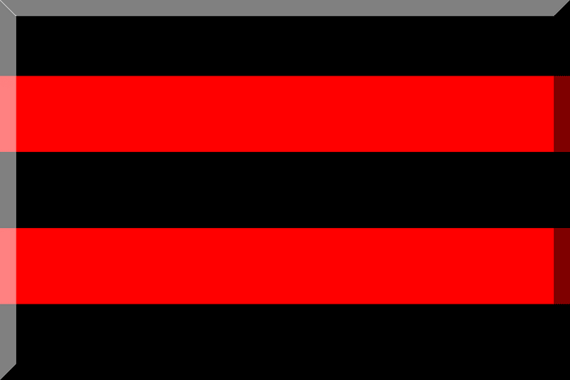 600px Nero con strisce Rosse