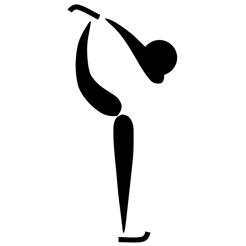 Figure skating pictogram