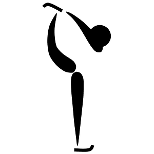 Figure skating pictogram