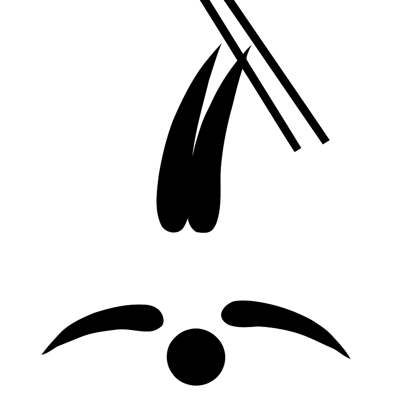 Freestyle skiing pictogram