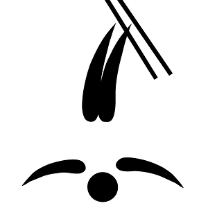 Freestyle skiing pictogram