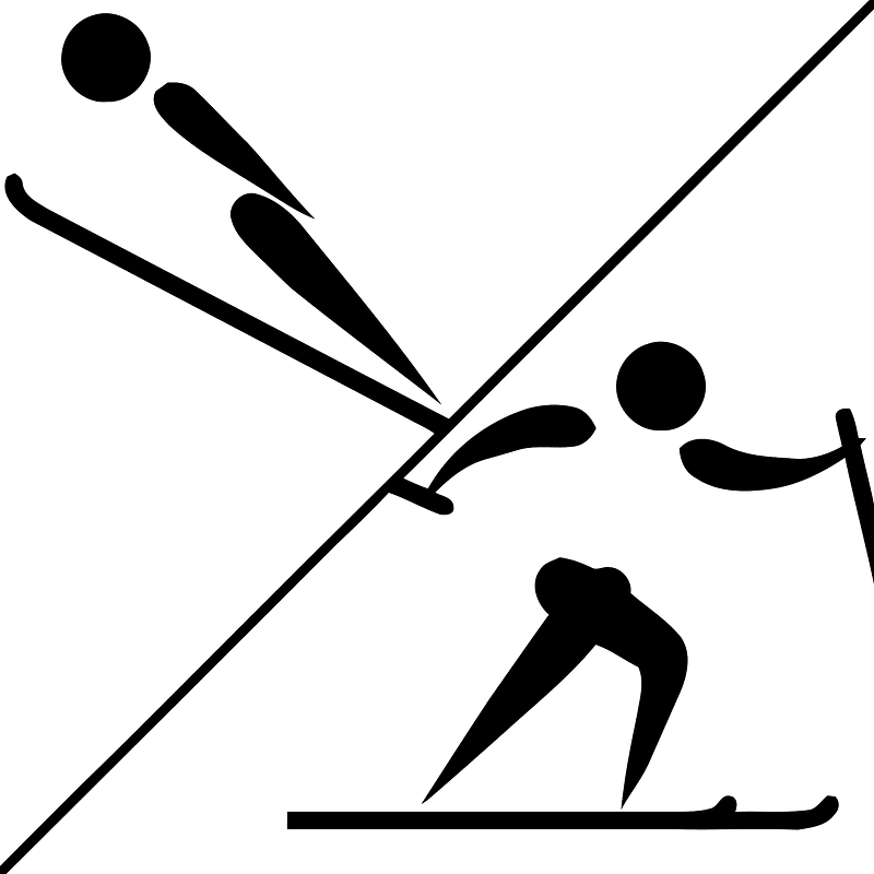 Nordic combined pictogram