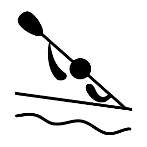 Canoeing (slalom) pictogram