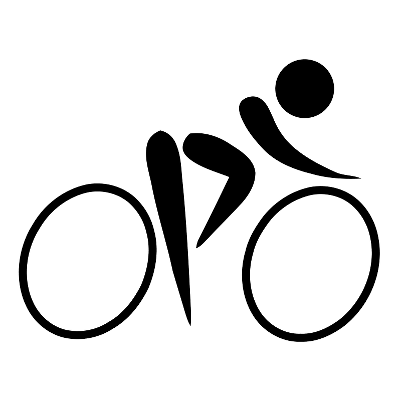 Cycling (road) pictogram