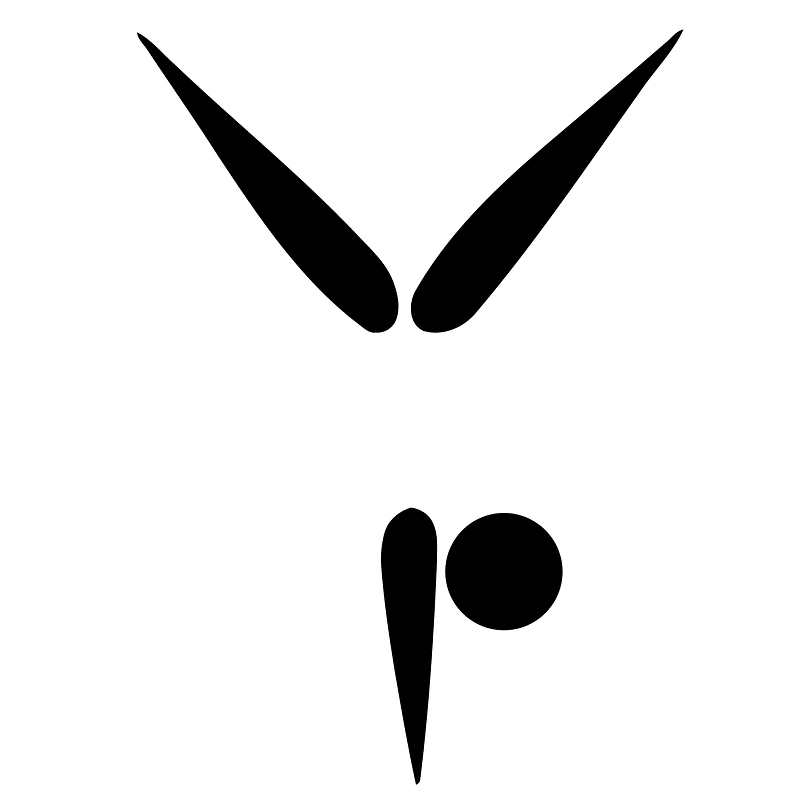 Gymnastics (artistic) pictogram