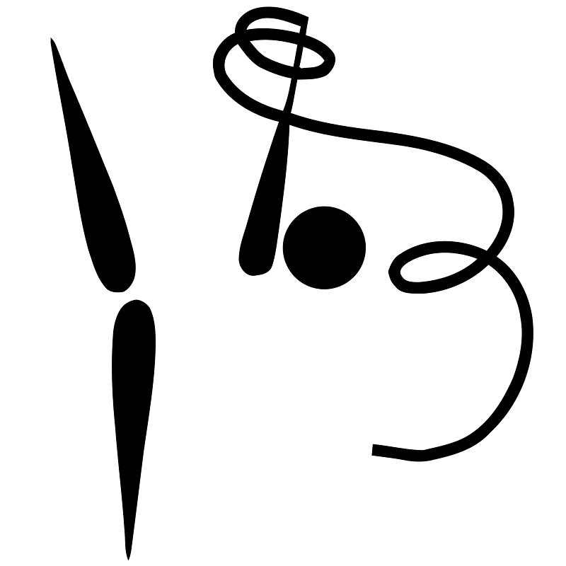 Gymnastics (rhythmic) pictogram