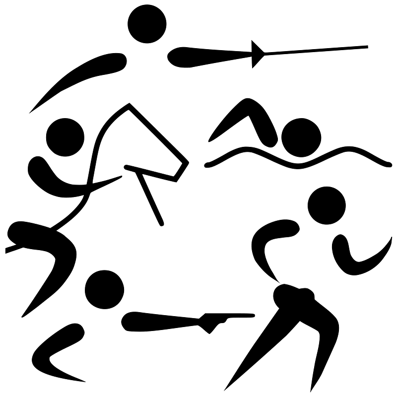Modern pentathlon pictogram
