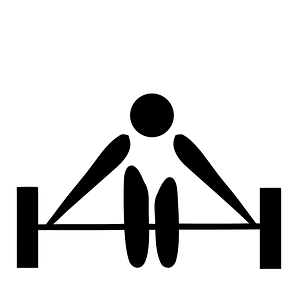 Weightlifting pictogram