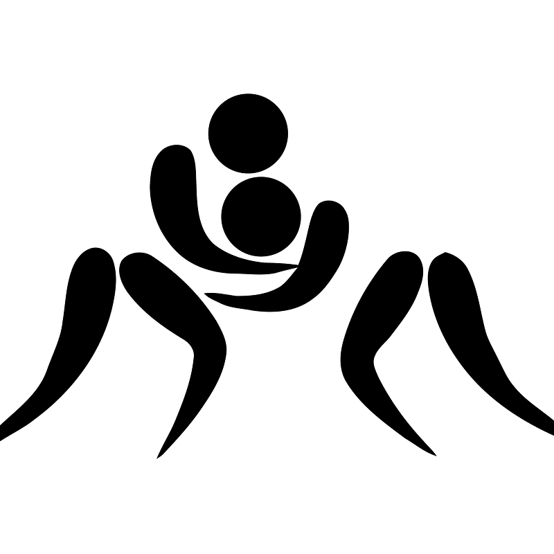 Wrestling pictogram